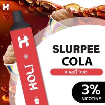 Holi 9000 Puffs กลิ่น รสชาติ SLURPEE COLA  (สเลอปี้ โคล่า)